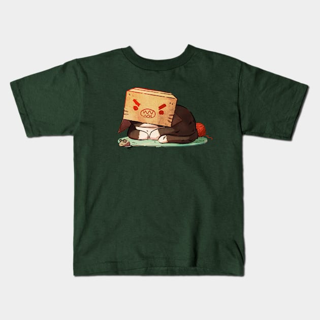 Angry Box Kids T-Shirt by Extra Ordinary Comics